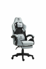 Ігрове Геймерське Крісло PLAYER 5.0 CRF50 БІЛЕ з Підніжкою – Зручність для Активних Геймерів - Зображення 4