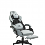 Ігрове Геймерське Крісло PLAYER 5.0 CRF50 БІЛЕ з Підніжкою – Зручність для Активних Геймерів