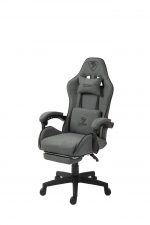 Ігрове Геймерське крісло PLAYER 5.0 CRF51 СІРИЙ З ПІДНІЖКОЮ – комфорт на кожен день - Зображення 3