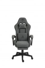 Ігрове Геймерське крісло PLAYER 5.0 CRF51 СІРИЙ З ПІДНІЖКОЮ – комфорт на кожен день - Зображення 4