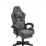 Ігрове Геймерське крісло PLAYER 5.0 CRF51 СІРИЙ З ПІДНІЖКОЮ – комфорт на кожен день