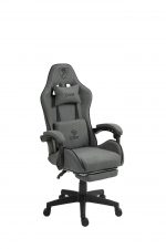 Ігрове Геймерське крісло PLAYER 5.0 CRF51 СІРИЙ З ПІДНІЖКОЮ – комфорт на кожен день