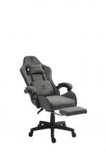 Ігрове Геймерське крісло PLAYER 5.0 CRF51 СІРИЙ З ПІДНІЖКОЮ – комфорт на кожен день - Зображення 2