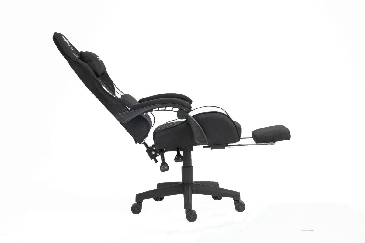 Ігрове Геймерське крісло PLAYER 5.0 CRF52 ЧОРНЕ з підніжкою – комфорт для тривалих ігор - Зображення 8