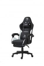 Ігрове Геймерське крісло PLAYER 5.0 CRF52 ЧОРНЕ з підніжкою – комфорт для тривалих ігор - Зображення 3