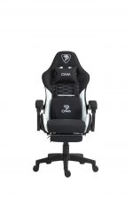 Ігрове Геймерське крісло PLAYER 5.0 CRF52 ЧОРНЕ з підніжкою – комфорт для тривалих ігор - Зображення 4