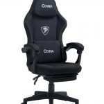 ІГРОВЕ Геймерське крісло PLAYER 5.0 CRF53BK чорне з підніжкою – комфорт для гри