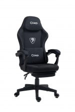 ІГРОВЕ Геймерське крісло PLAYER 5.0 CRF53BK чорне з підніжкою – комфорт для гри