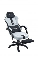 Ігрове Геймерське крісло PLAYER 5.0 CRF55GR GREY з підніжкою – для довгих ігор - Зображення 2