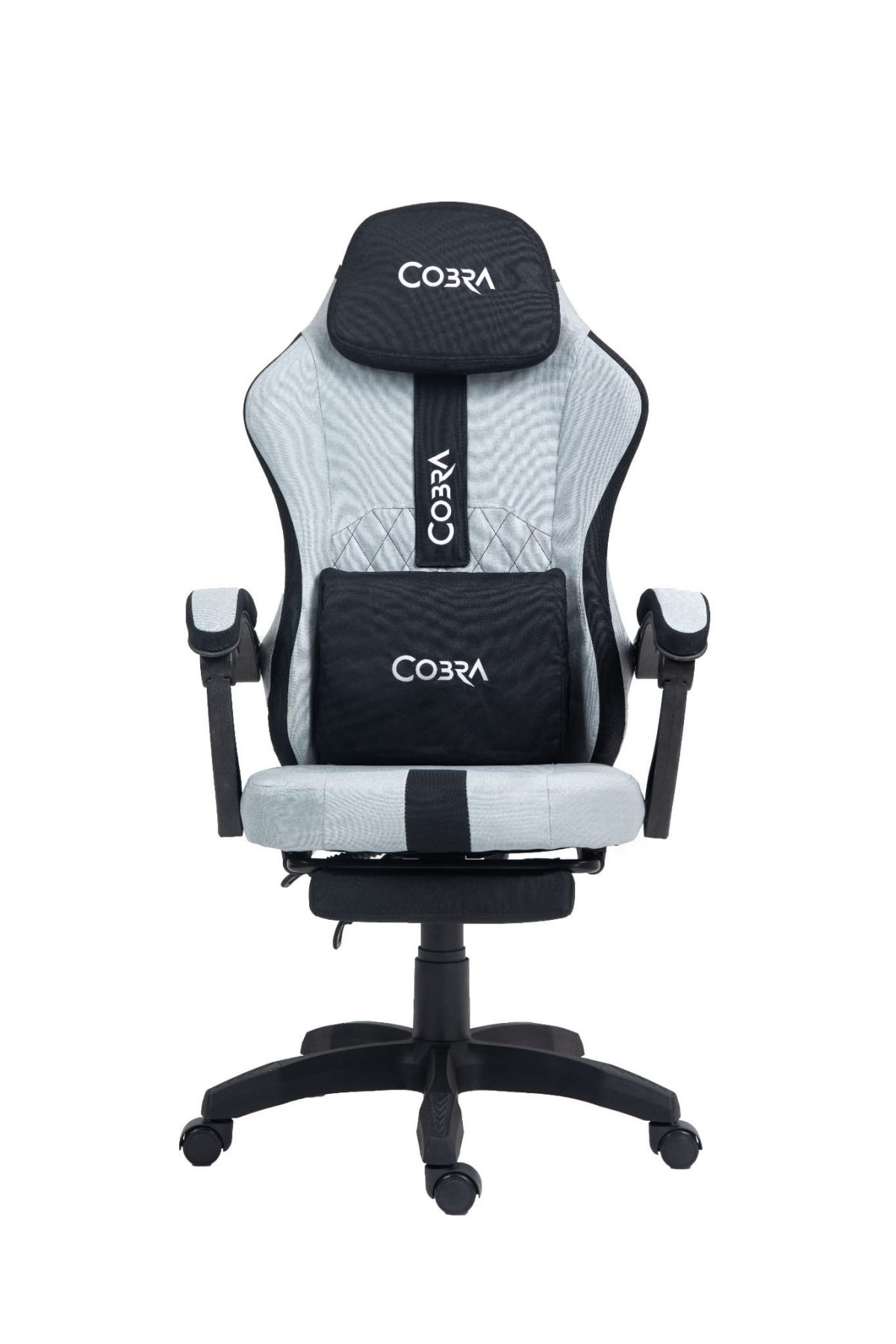 Ігрове Геймерське крісло PLAYER 5.0 CRF55GR GREY з підніжкою – для довгих ігор - Зображення 3