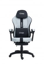 Ігрове Геймерське крісло PLAYER 5.0 CRF55GR GREY з підніжкою – для довгих ігор - Зображення 3