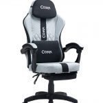 Ігрове Геймерське крісло PLAYER 5.0 CRF55GR GREY з підніжкою – для довгих ігор