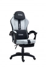 Ігрове Геймерське крісло PLAYER 5.0 CRF55GR GREY з підніжкою – для довгих ігор