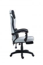 Ігрове Геймерське крісло PLAYER 5.0 CRF55GR GREY з підніжкою – для довгих ігор - Зображення 6