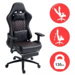 Геймерське крісло Lynxer Prestige Чорне з червоною вставкою - Зображення 4