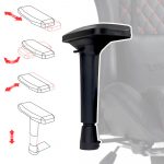 Геймерське крісло Lynxer Prestige Чорне з червоною вставкою - Зображення 9