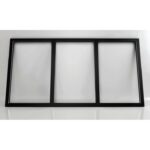 Стельова підвісна рама для шестикутної панелі освітлення чорний Hexagon