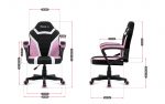 Ігрове крісло дитяче HUZARO RANGER 1.0 Pink Mesh для геймерів - Зображення 6