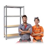 Металевий складський стелаж 174 x 80 x 40 см Plonos 470100 - Для зберігання товарів - Зображення 8