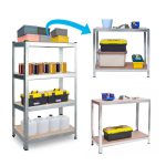 Металевий складський стелаж 180 x 90 x 40 см Plonos 470200 - Простір для великих вантажів - Зображення 10