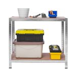 Металевий складський стелаж набір 2 шт. 150 x 75 x 30 см Plonos PL-700 - Економне рішення - Зображення 7