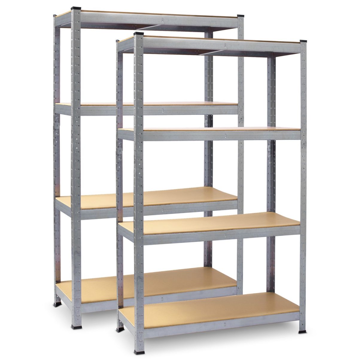 Металевий складський стелаж набір 2 шт 180 x 90 x 40 см Plonos PL-702 - Ідеальний для складів - Зображення 2