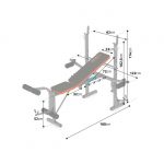 Тренажерна лава Neo-Sport NS-201 зі штангою (DM-1201) Тренажерна лава Neo-Sport NS-201 зі штангою - Зображення 8