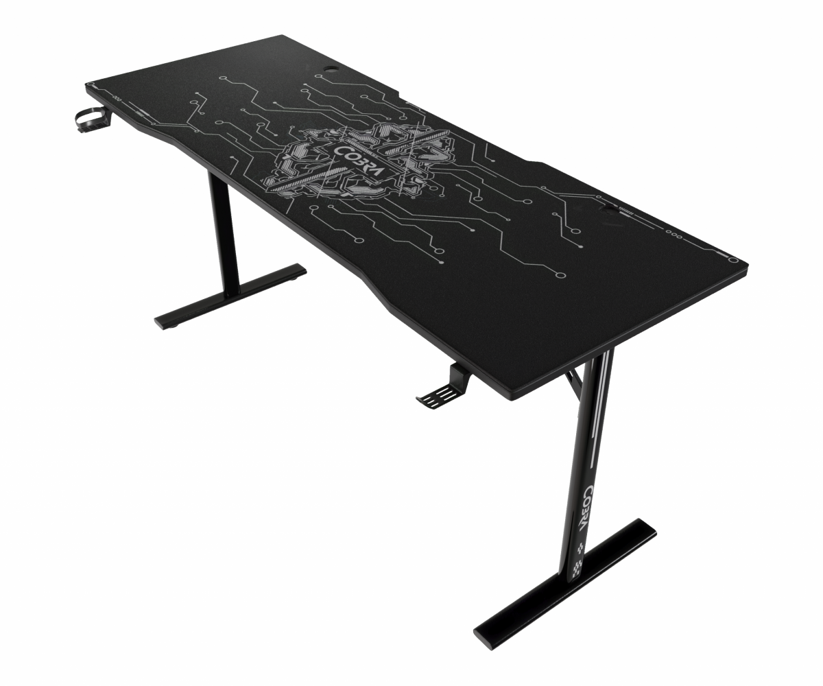 Геймерський стіл Cobra XL-Mate CRF160BK – простір для геймерів - Зображення 6