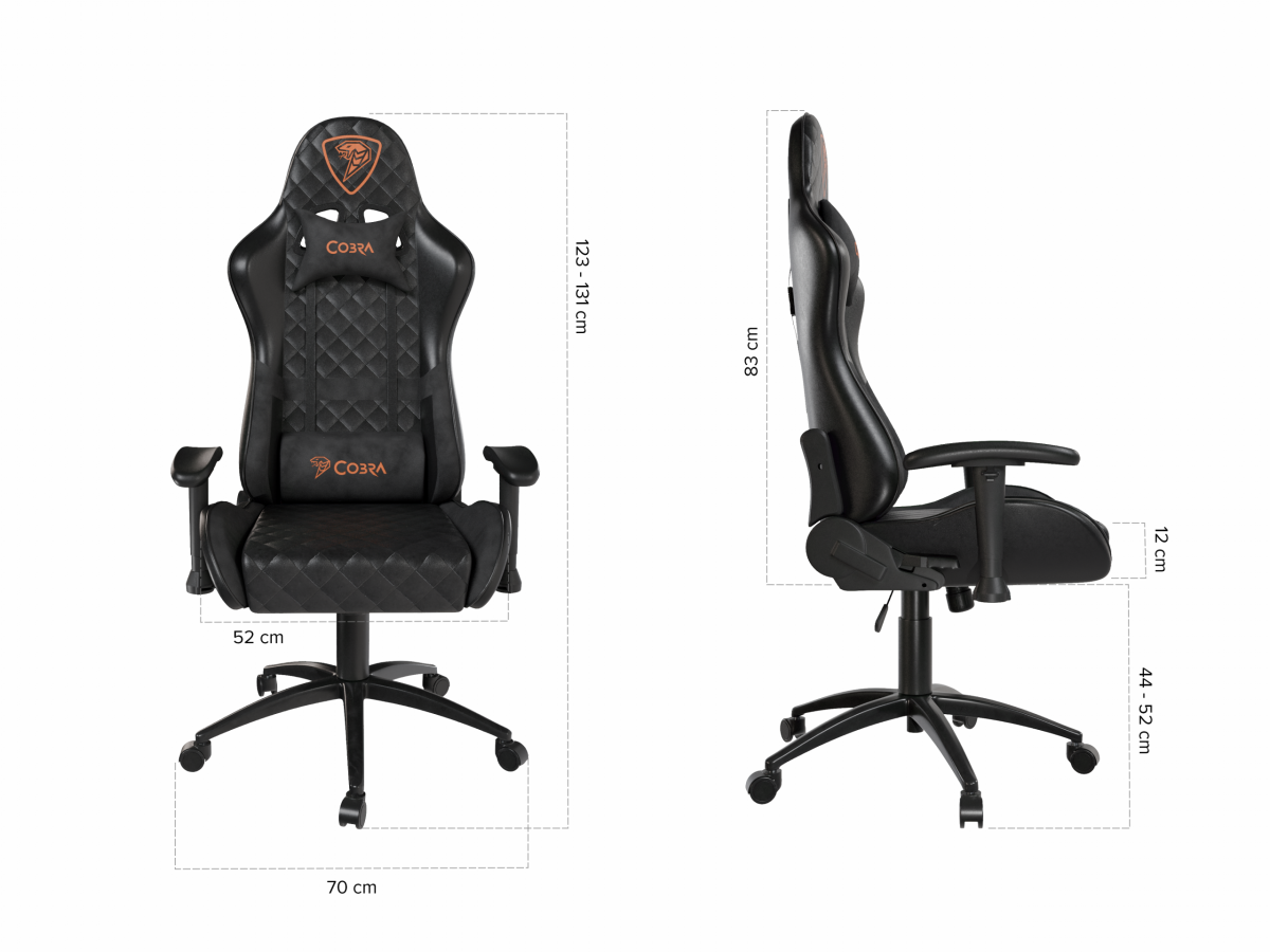 Ігрове Геймерське крісло Draco CRF191 Black – стиль та зручність - Зображення 3