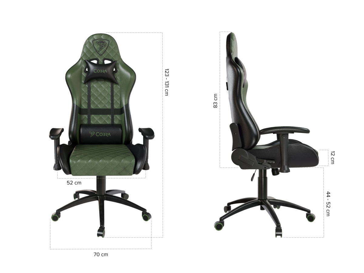 Ігрове Геймерське крісло Draco CRF194 Green – поєднання комфорту та стилю - Зображення 5