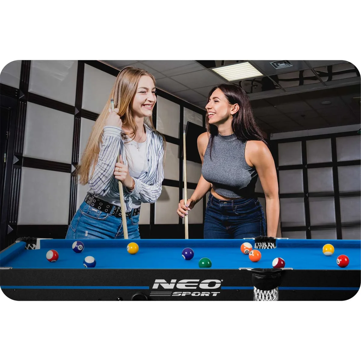 Більярдний стіл Neo-Sport NS-808 з аксесуарами для гри - Зображення 11