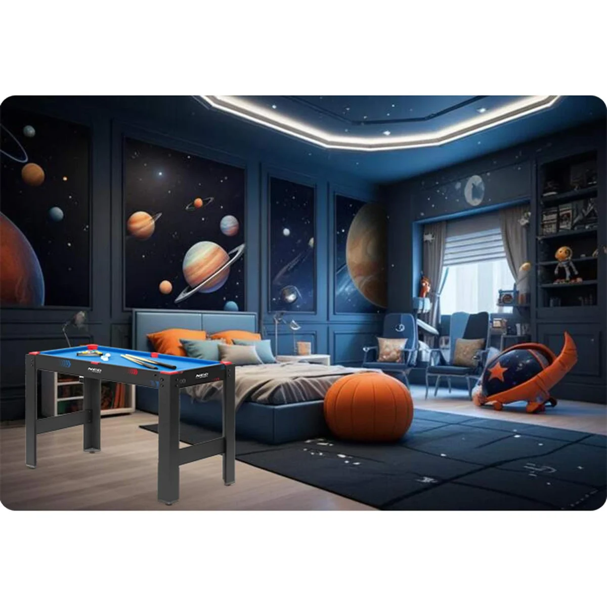 Ігровий стіл Neo-Sport NS-810 5 в 1 для різноманітних ігор - Зображення 22