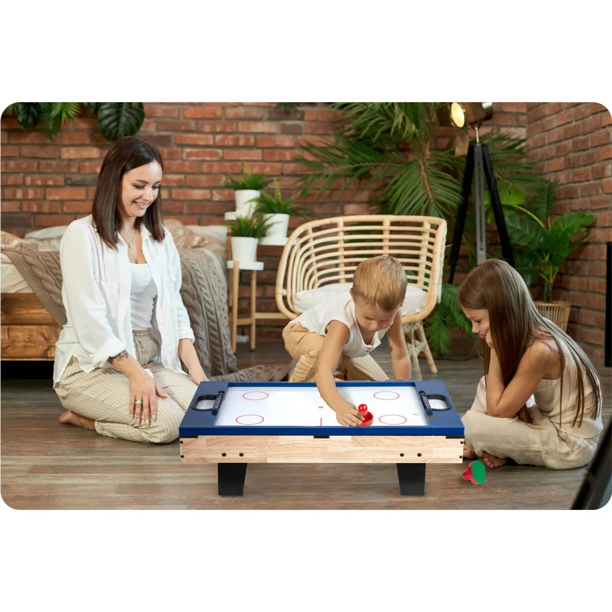 Мультиігровий стіл 4 в 1 Neo-Sport NS-800 (80x43x30 см) з дерева для всіх видів гри - Зображення 19