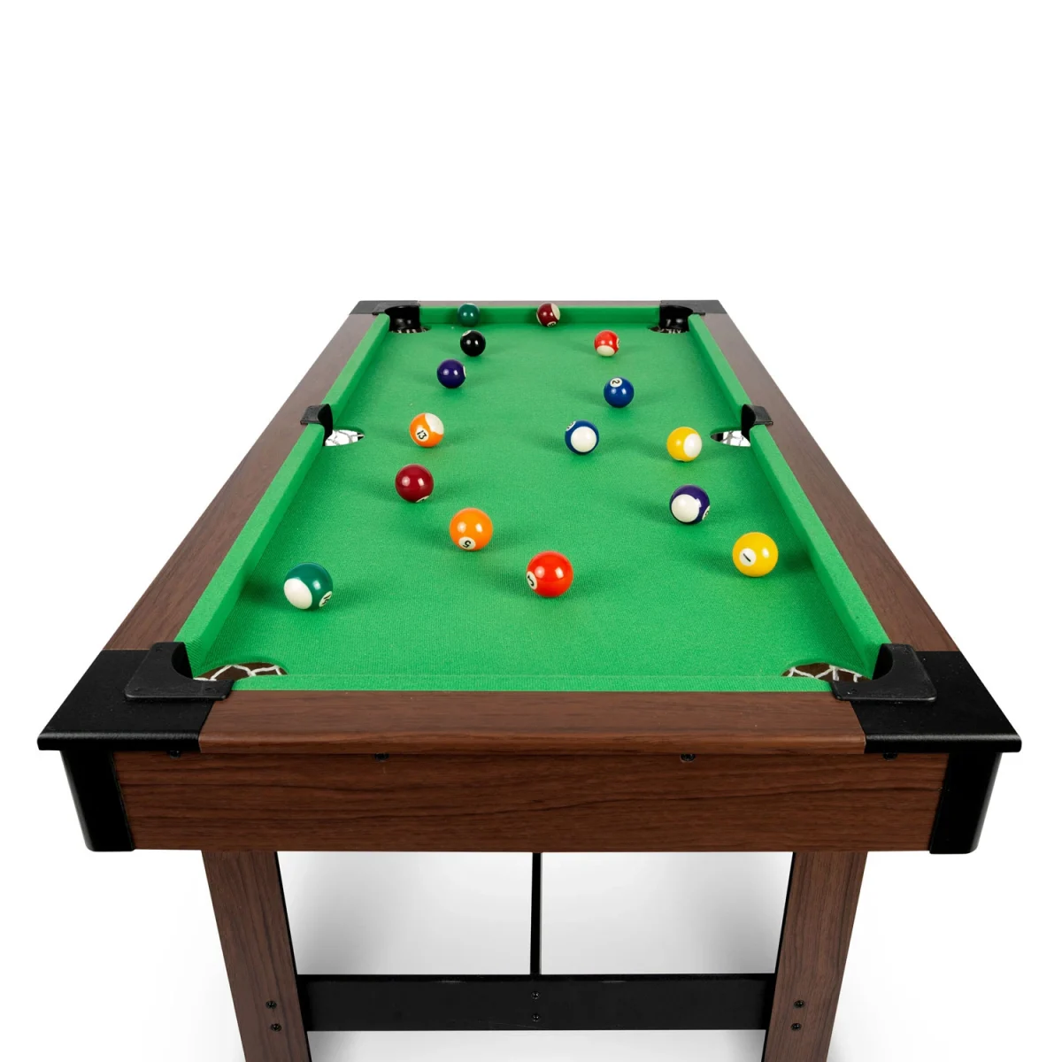 Більярдний стіл Neo-Sport NS-807 (122 x 61 x 76 см) темно-коричневий для дому - Зображення 4