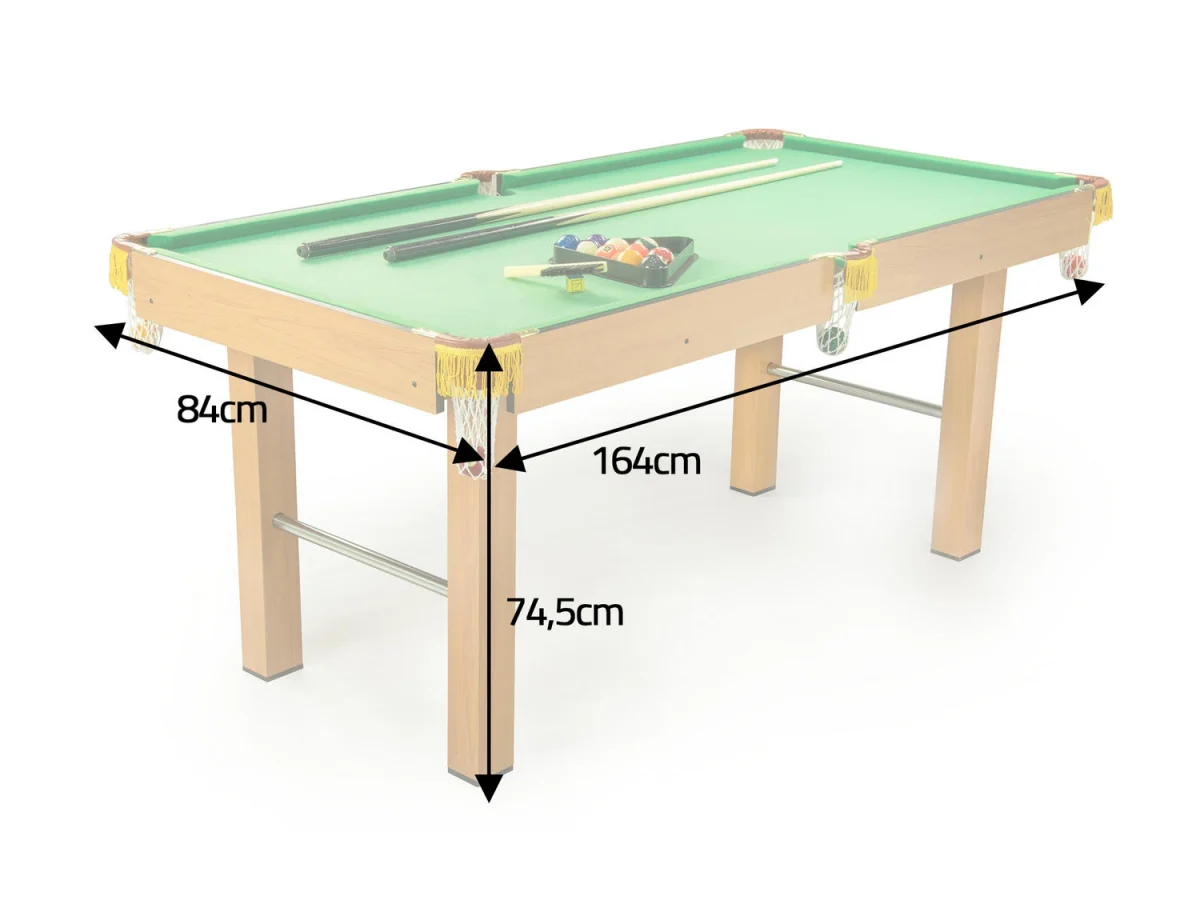 Великий більярдний стіл NS-438 для ідеального відпочинку та розваг - Зображення 8
