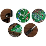 Настільний футбольний стіл Neo-Sport NS-804 (118 x 61 x 79 см) темно-коричневий для розваг - Зображення 14