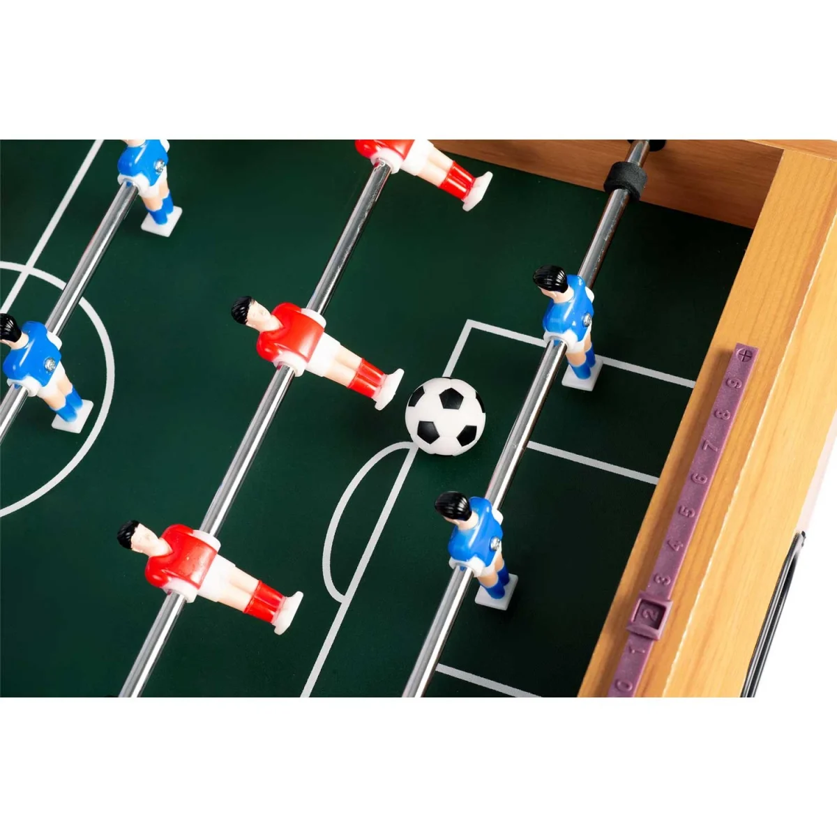 Настільний футбольний стіл Neosport 70x37x62 см NS-802 дерево для домашнього використання - Зображення 9