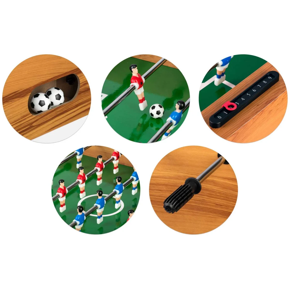 stol-do-gry-w-pilkarzyki-neos_25941 Настільний футбольний стіл Neosport 121 х 61 х 80 см NS-803 дерев'яний для домашнього відпочинку - Зображення 6