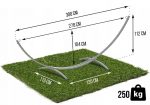 Каркас для гамака Go Garden OASIS GRAY до 250 кг - зона релаксу з елегантністю - Зображення 9