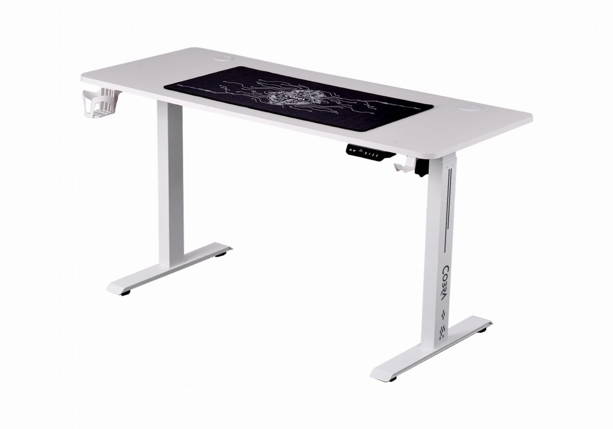 Геймерський стіл ELECTRA CRF12ELWH БІЛИЙ – елегантний білий дизайн - Зображення 11