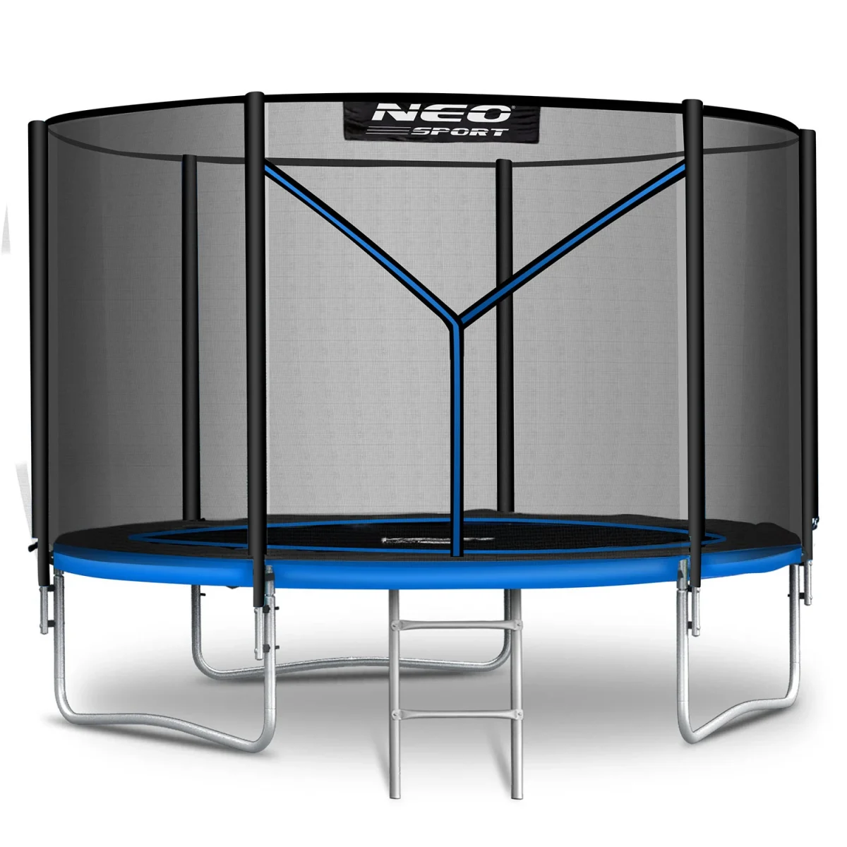 Садовий батут Neo-Sport 10 футів із зовнішньою сіткою та драбиною - Зображення 2