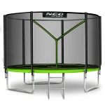 Садовий батут із зовнішньою сіткою та драбиною Neo-Sport 10 футів/312 см - Зображення 2