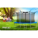 Садовий батут Neo-Sport 12 футів з внутрішньою сіткою та драбиною - Зображення 8