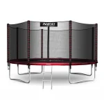 Садовий батут Neo-Sport 12 футів/374 см із зовнішньою сіткою та драбиною - Зображення 2