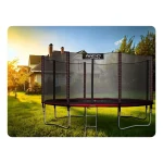 Садовий батут Neo-Sport 12 футів/374 см із зовнішньою сіткою та драбиною - Зображення 4