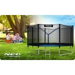 Садовий батут із зовнішньою сіткою та драбиною Neo-Sport 13 футів/404 см - Зображення 7