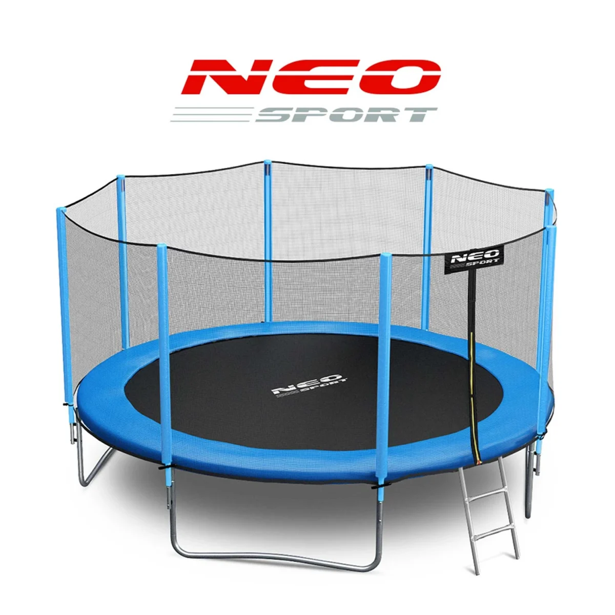 trampolina-ogrodowa-14ft-435c_34125 Садовий батут Neo-Sport 14 футів із зовнішньою сіткою і драбиною - Зображення 11