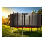 Садовий батут Neo-Sport 15 футів/465 см із зовнішньою сіткою та драбиною - Зображення 4