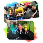 Садовий батут Neo-Sport 6 футів з внутрішньою сіткою та драбиною для безпеки - Зображення 8