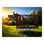 Садовий батут Neo-Sport 6 футів/183 см із зовнішньою сіткою та драбиною - Зображення 4